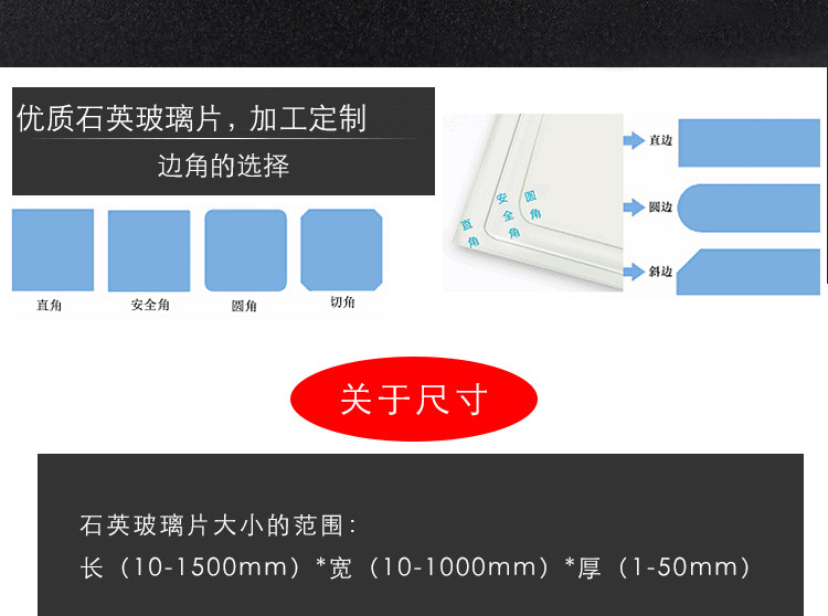 高純石英板